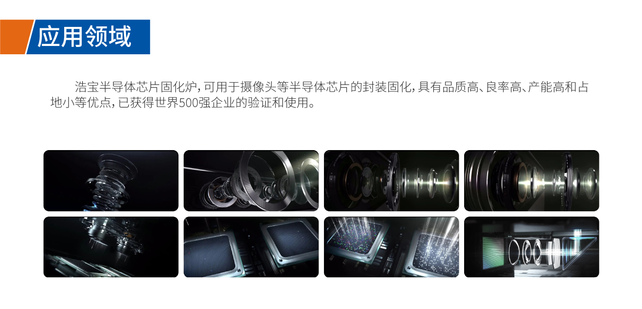 浩寶半導體固化爐適用于攝像頭等領(lǐng)域半導體芯片的封裝固化