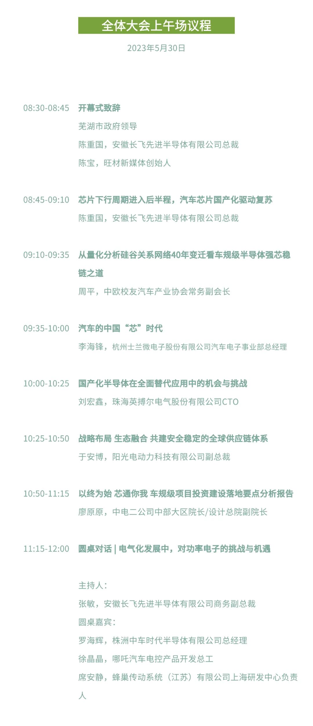 第三屆車規(guī)級功率半導(dǎo)體創(chuàng)新論壇會議議程1